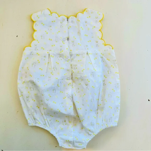 Jacadi baby sweater and bubble romper